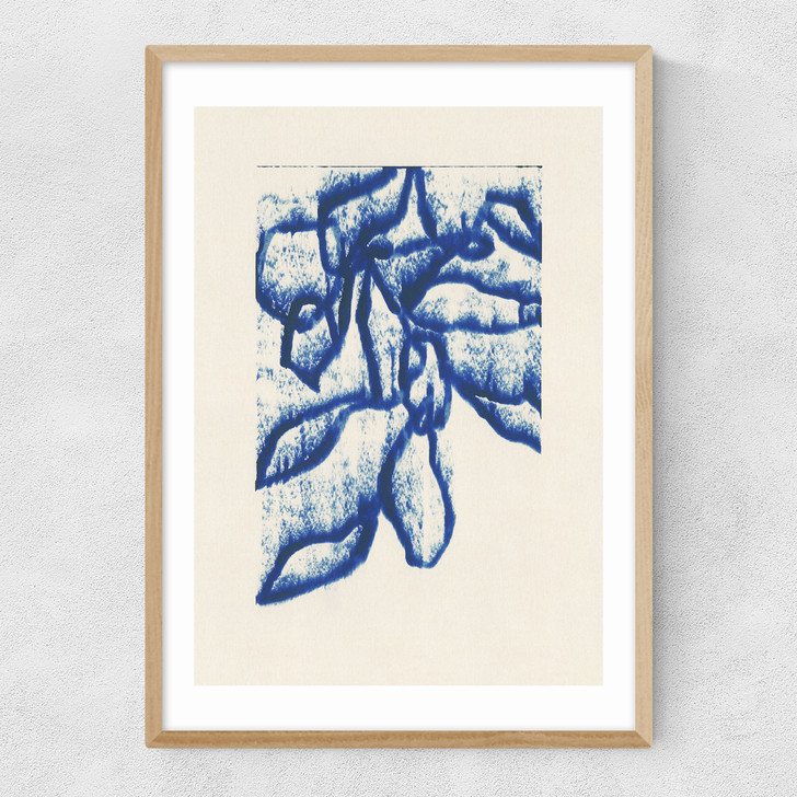 Wind Among the Branches I Narrow Oak Frame