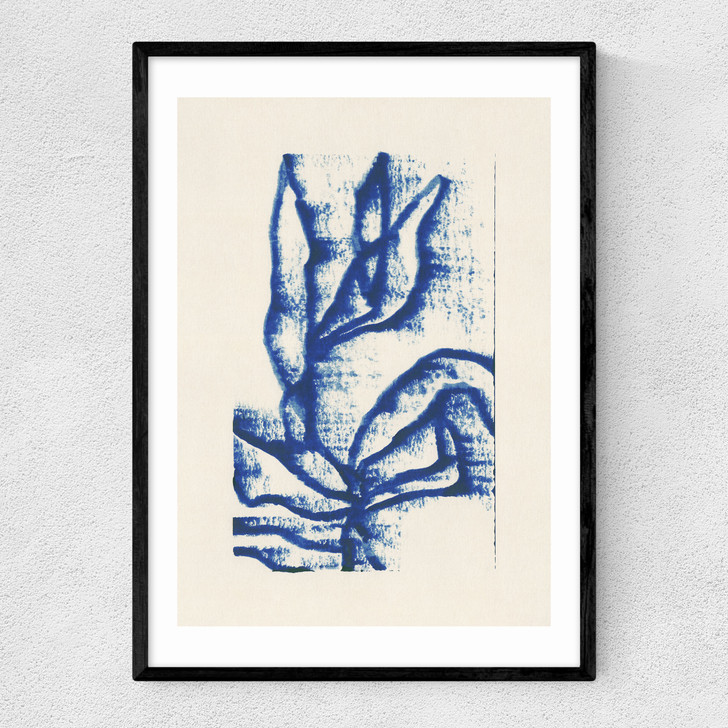 Wind Among the Branches II Narrow Black Frame