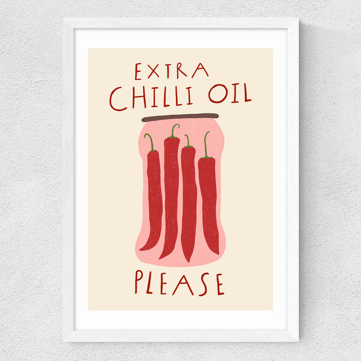 Extra Chilli Oil Medium White Frame