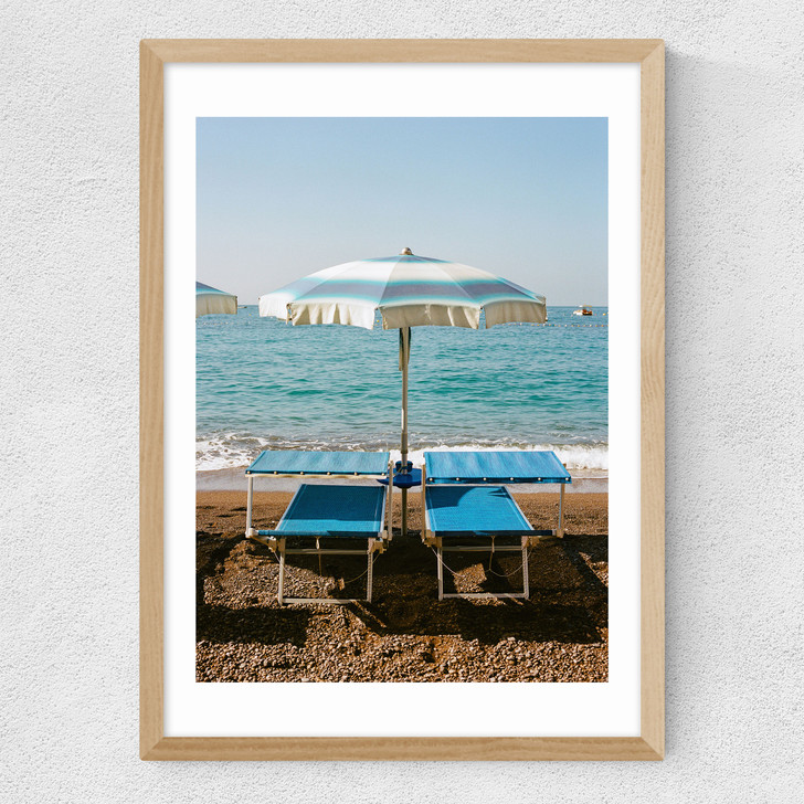Positano Beach IV Medium Oak Frame