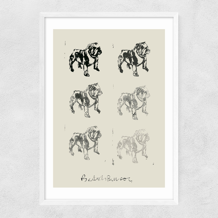 Bulldog II Narrow White Frame