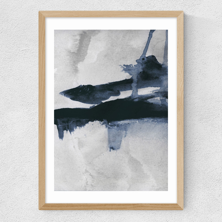 Blue I Medium Oak Frame