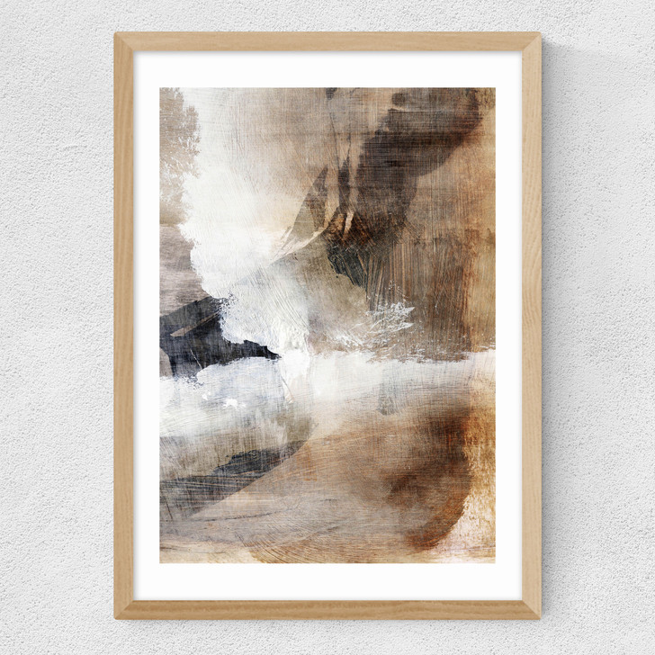Layers I Medium Oak Frame