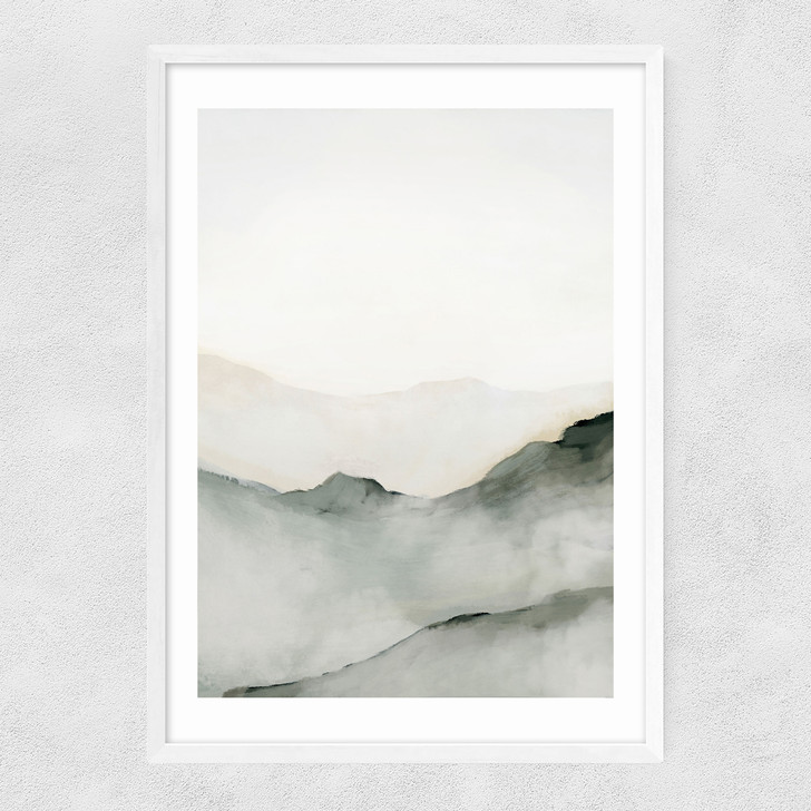 Ridge Narrow White Frame