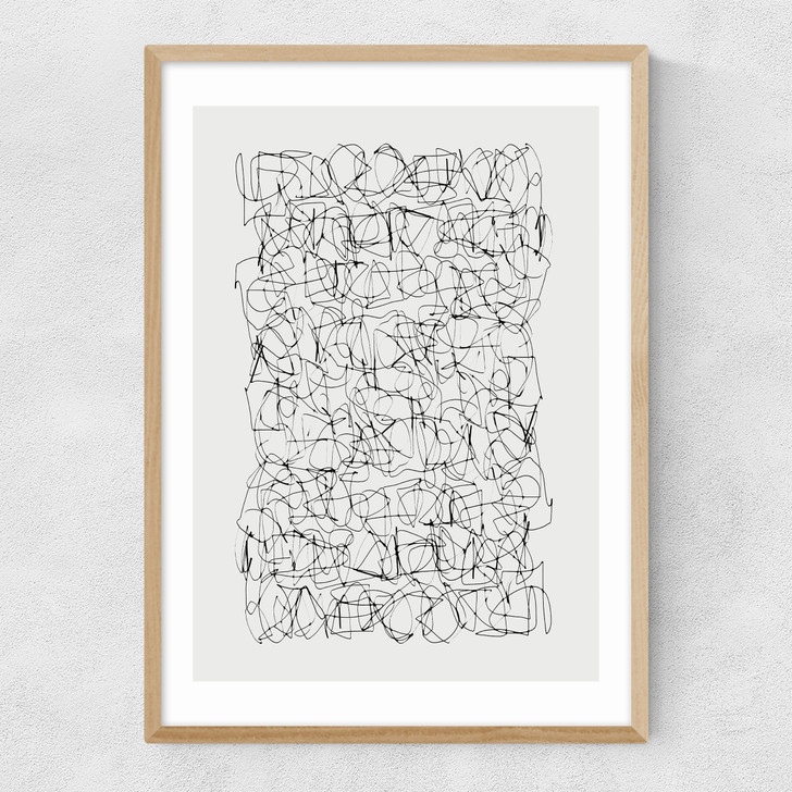 Statement Narrow Oak Frame