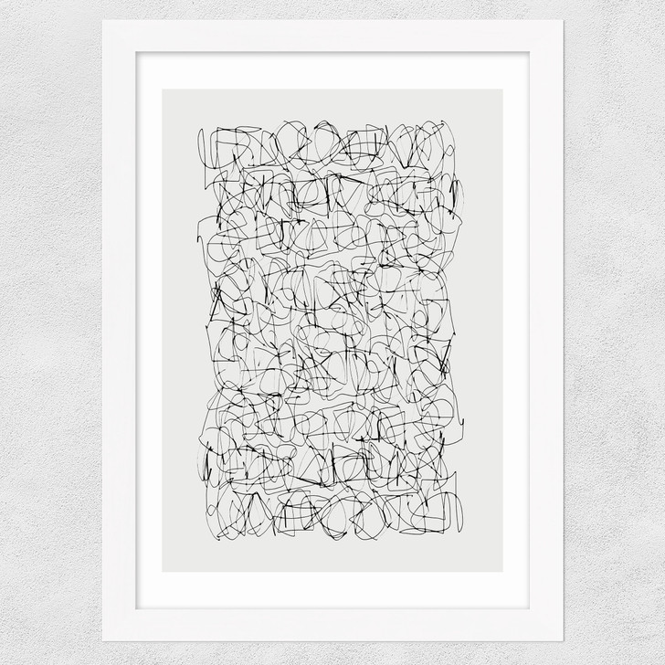 Statement Wide White Frame