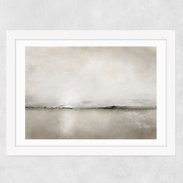 Winter Bay Wide White Frame