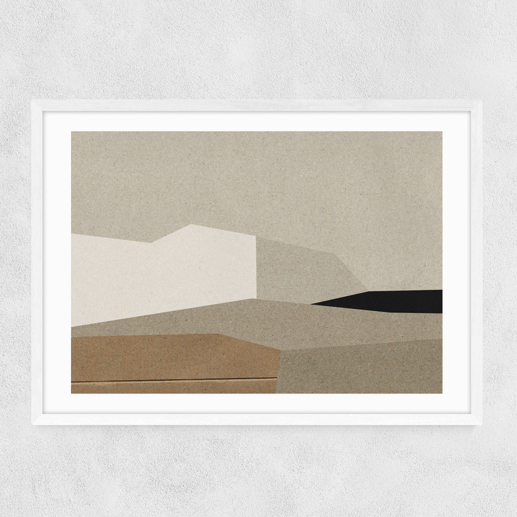 Homeland Narrow White Frame
