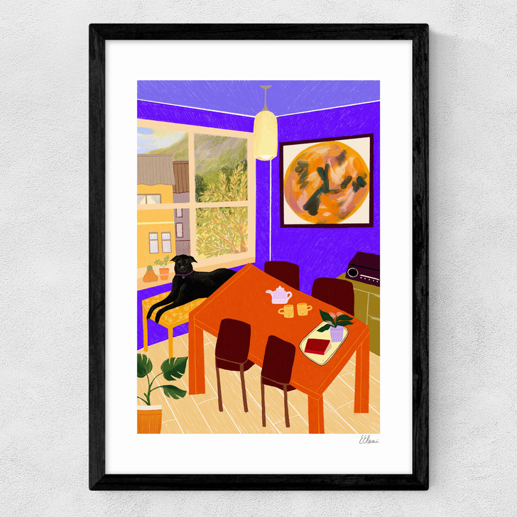 First Home Medium Black Frame