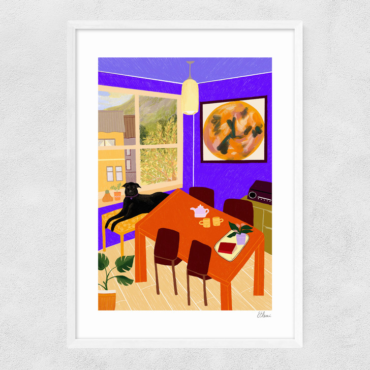 First Home Narrow White Frame