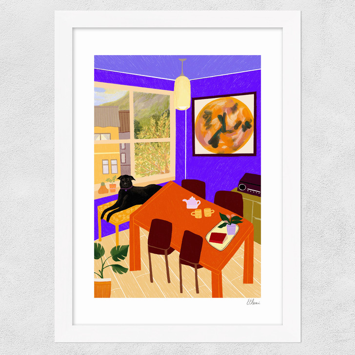 First Home Wide White Frame