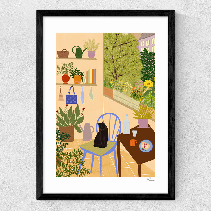 Patio Dreams Medium Black Frame