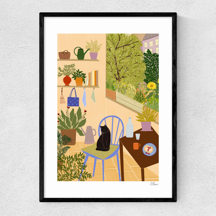 Patio Dreams Narrow Black Frame