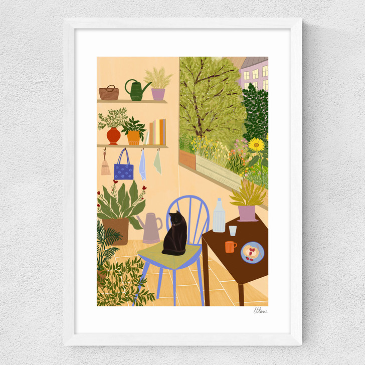 Patio Dreams Medium White Frame