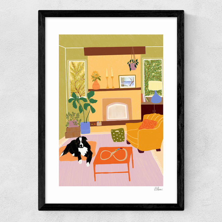 Woodland Home Medium Black Frame