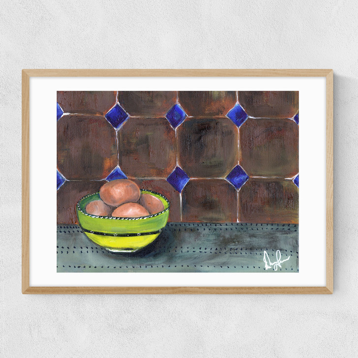 A Good Egg Narrow Oak Frame