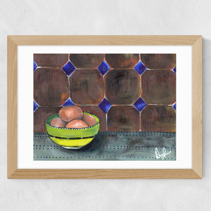 A Good Egg Wide Oak Frame