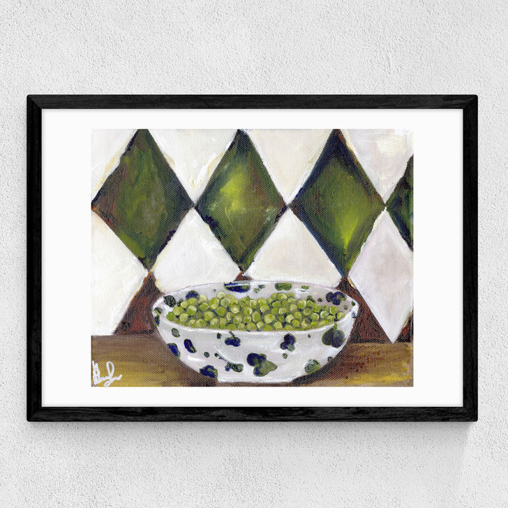 Mon Petit Pois Medium Black Frame