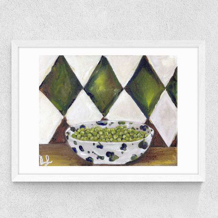 Mon Petit Pois Medium White Frame