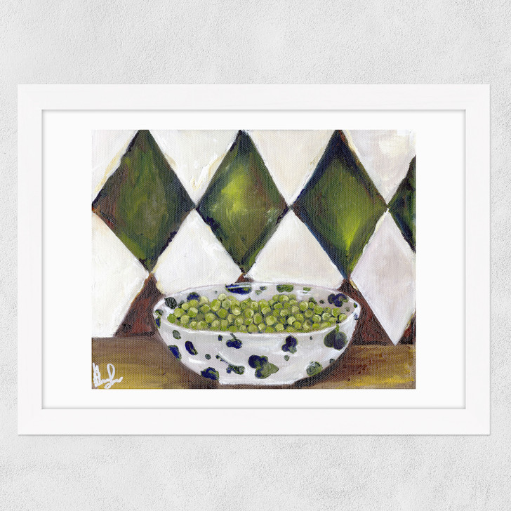 Mon Petit Pois Wide White Frame