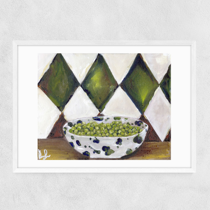 Mon Petit Pois Narrow White Frame