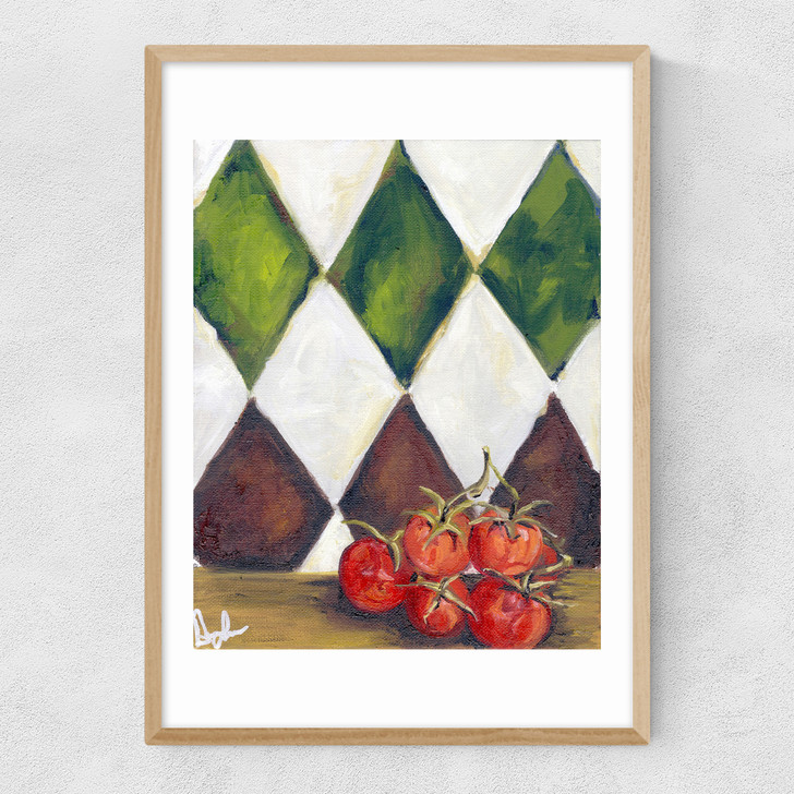 Ripening Together Narrow Oak Frame
