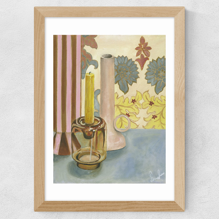Verticle Balance Wide Oak Frame
