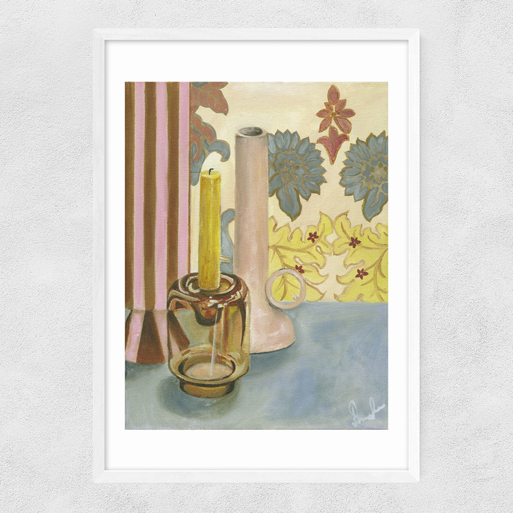 Verticle Balance Narrow White Frame