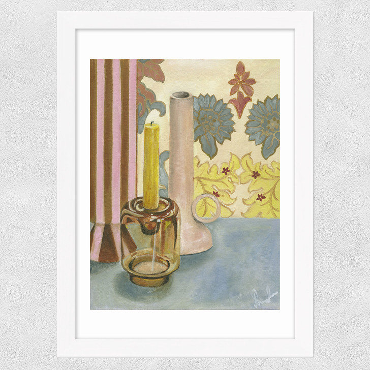 Verticle Balance Wide White Frame