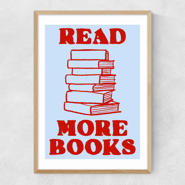 Read More Books Narrow Oak Frame
