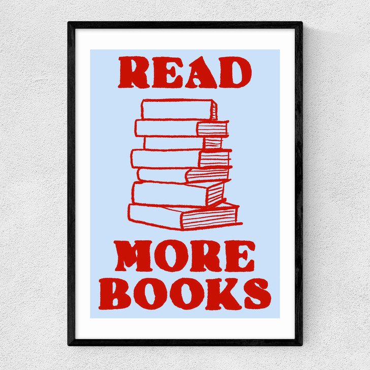 Read More Books Narrow Black Frame