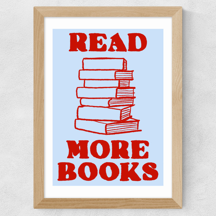 Read More Books Wide Oak Frame