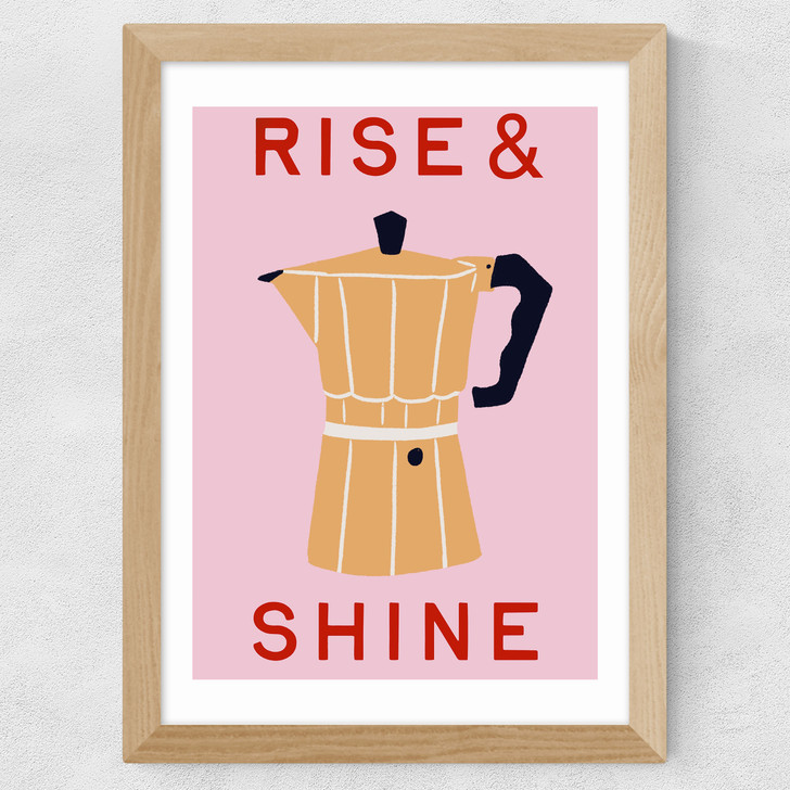 Rise & Shine Wide Oak Frame