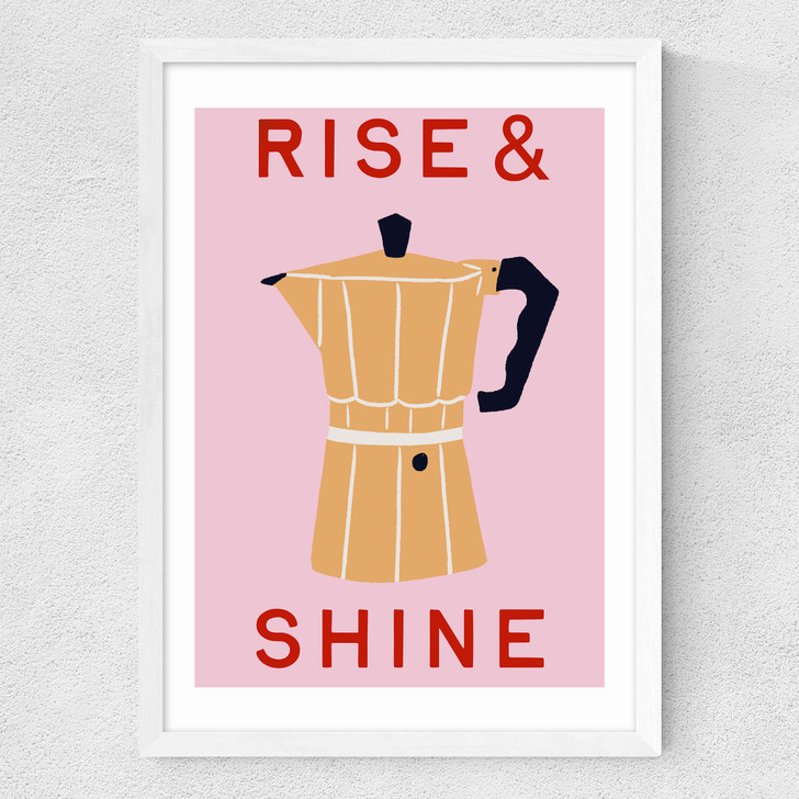 Rise & Shine Medium White Frame