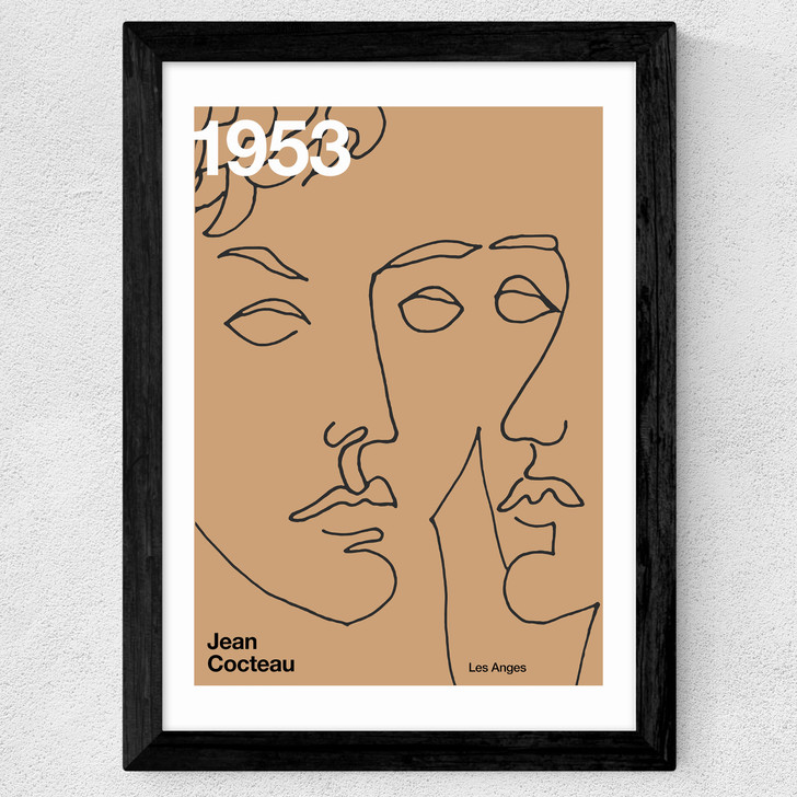 1953 Cocteau Wide Black Frame