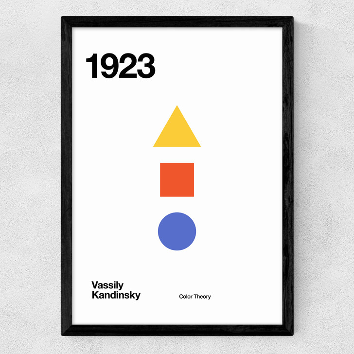 1923 Kandinsky Medium Black Frame
