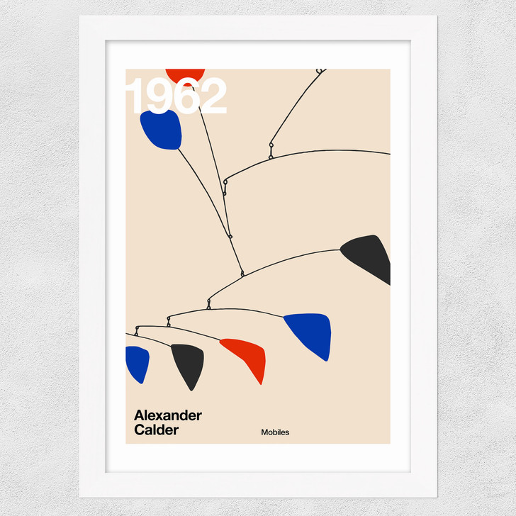 1962 Calder Wide White Frame