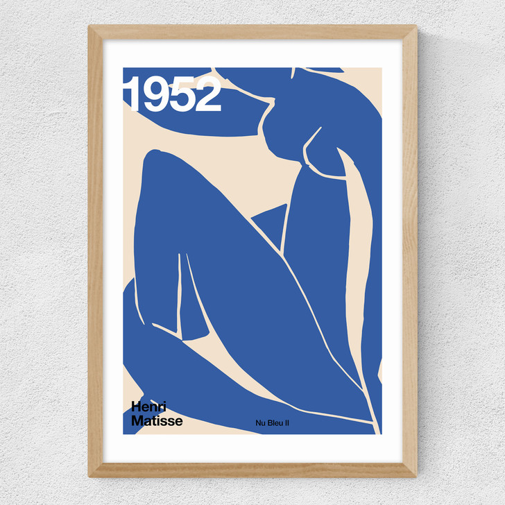 1952 Matisse Medium Oak Frame