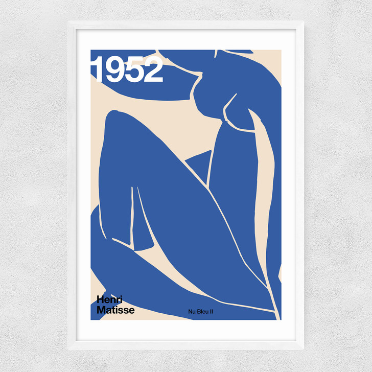 1952 Matisse Narrow White Frame