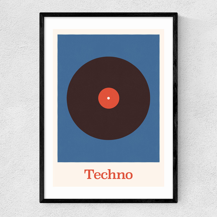 Techno Narrow Black Frame