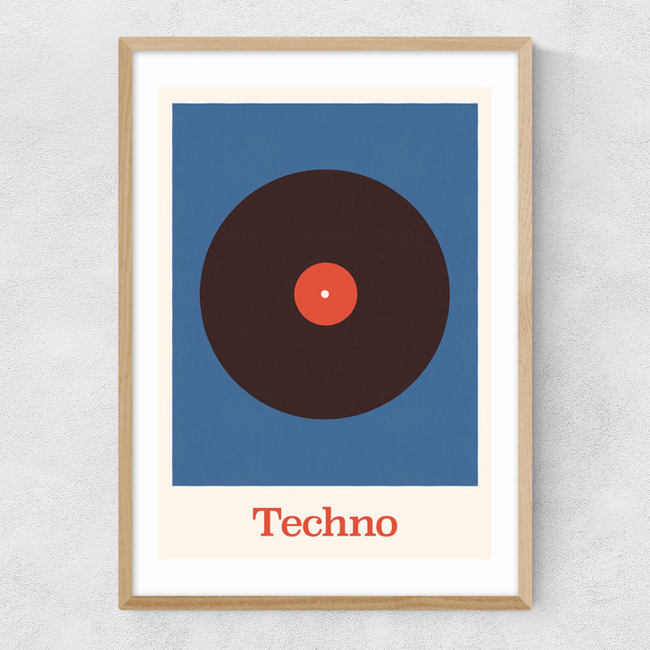 Techno Narrow Oak Frame