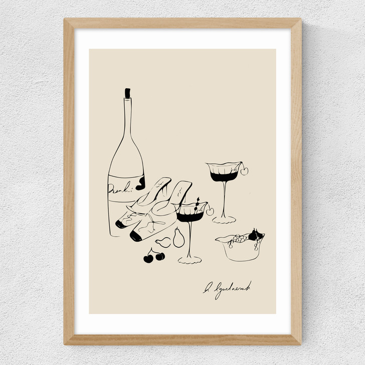 The Essentials Medium Oak Frame