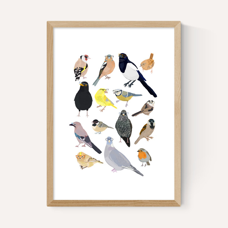 Birds In Glasses