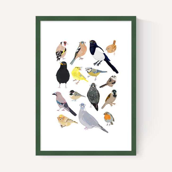 Birds In Glasses