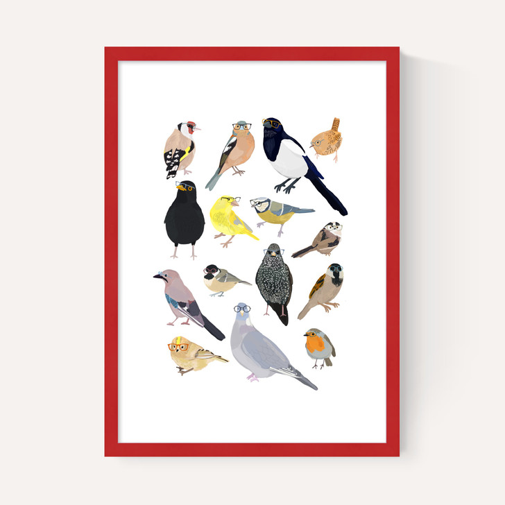 Birds In Glasses