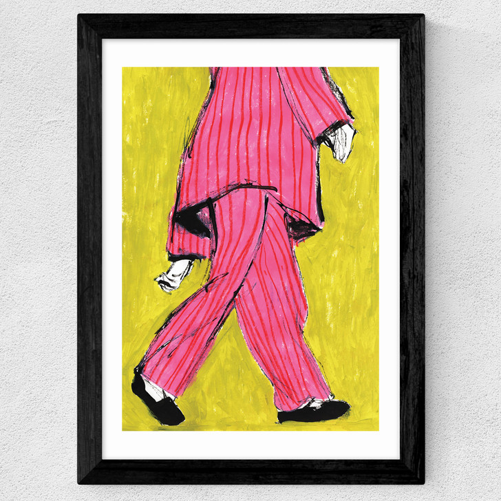 Pink Pyjama Wide Black Frame