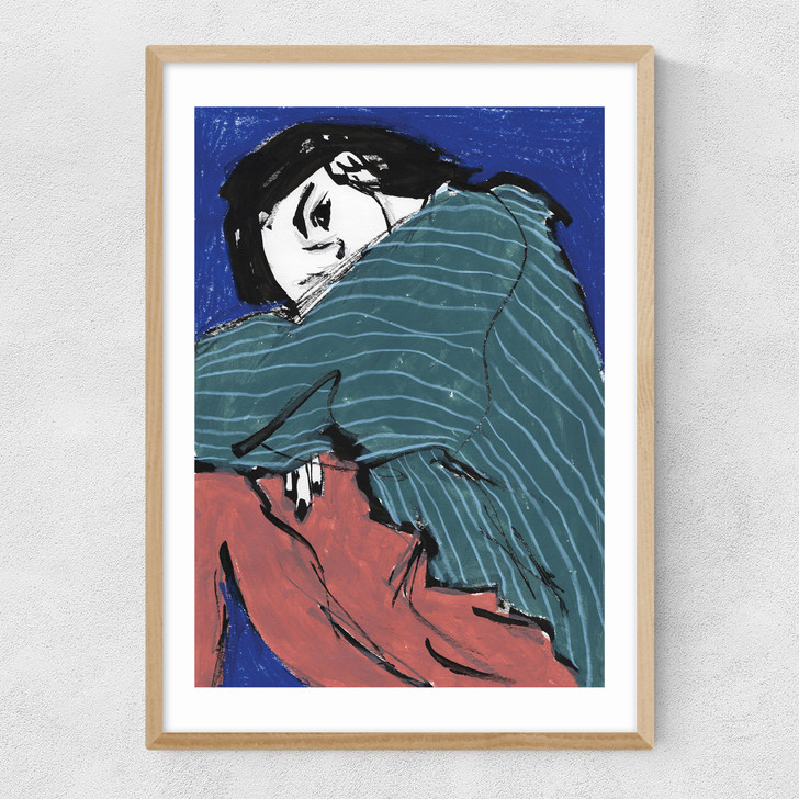 Striped Pyjama Narrow Oak Frame