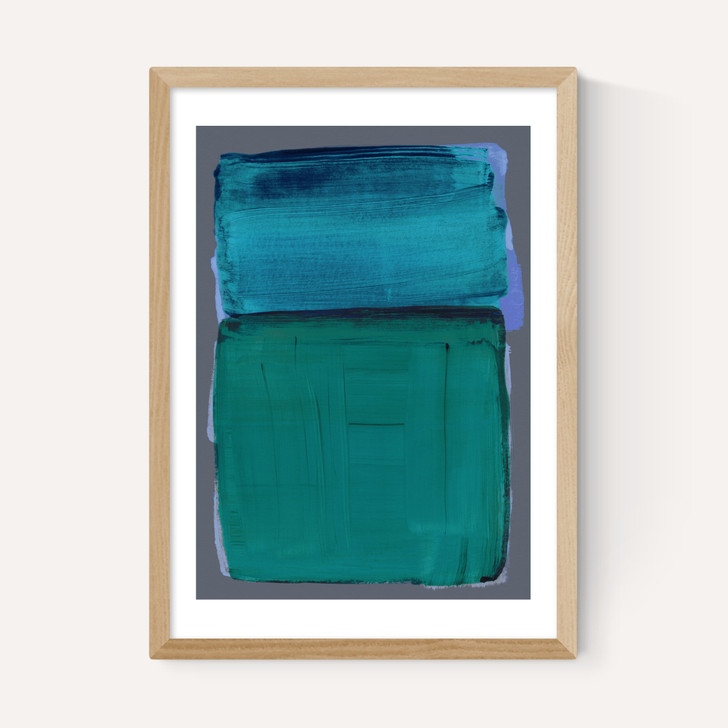 Teal Shapes II