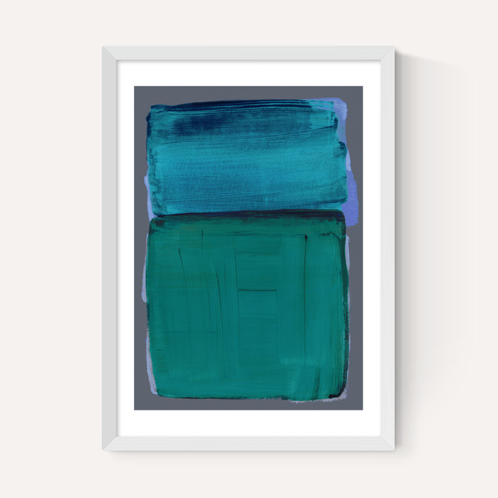 Teal Shapes II