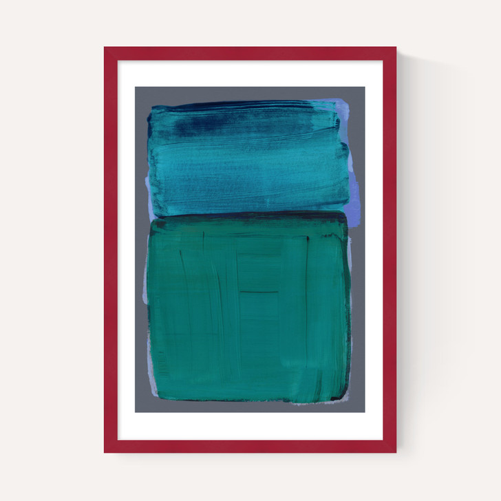 Teal Shapes II